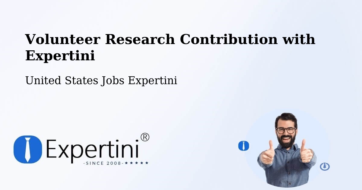 Volunteer Research Contribution Program – Spanaway - United States Jobs Expertini